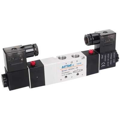 Airtac 4V230C-08: Solenoïde luchtklep - 4V230C08B AC220V DC24V