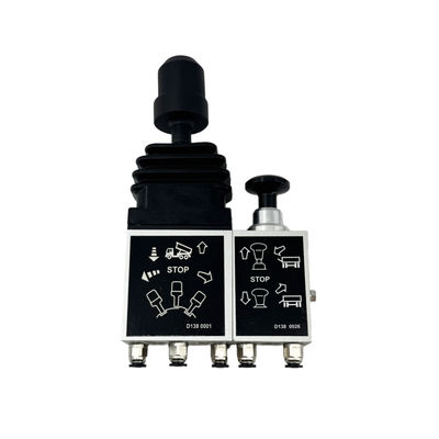 14750430H HYVA Combination Control Valve DCM01 2 Way Distributor Valves met hefboom stop op punt en lage positie