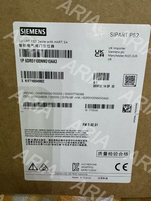 6DR5110-0NN01-0AA3 SIEMENS SIPART PS2 slimme elektropneumatische standregelaar voor pneumatische lineaire en kwartslag a..