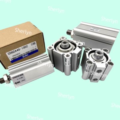 CQ2A12-50D SMC Compact Cilinder Standaard Type Dubbelwerkend Enkelvoudige Zuigerstang CQ2 Serie 12 Boring