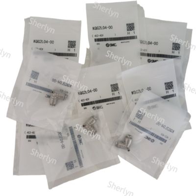 SMC Pneumatische Roestvrijstalen Snelkoppeling/boog Type KQG2L06-01S Haakse L-vormige Connector