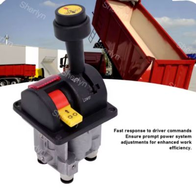 BKQF34-B 14750650H 4 Hole Dump Truck Rubber Handle Valve M6 Gesloten Hydraulische Dump Truck Control Valve