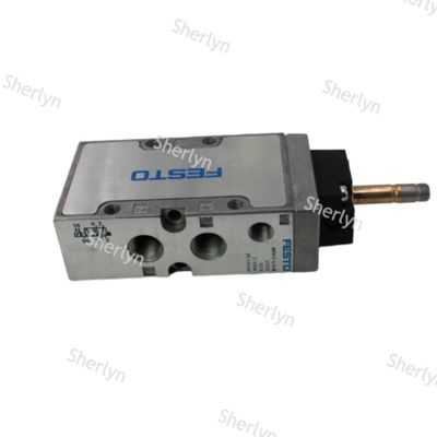 Festo MFH-5-1/4-B magnetoventil, 5/2 monostabiel Mec Spr, Int Pilot, 2-10 bar