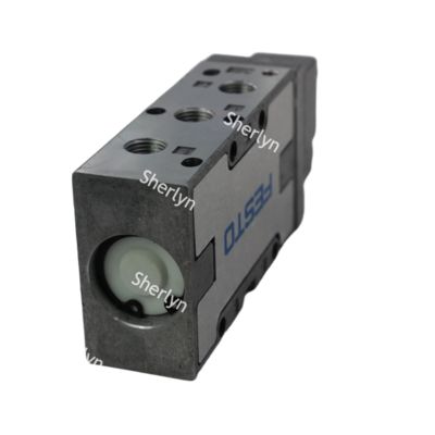 FESTO MFH-5-1/8-B Solenoïde klep, 5/2 Monostabele Mec Spr, Int Pilot G/8