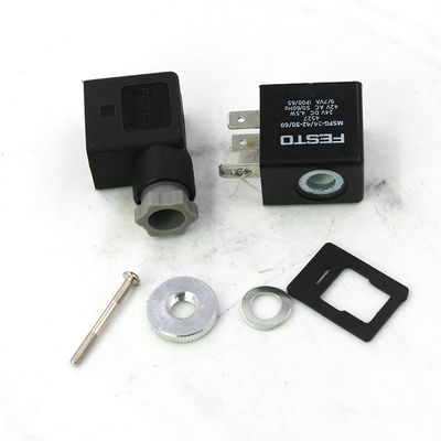FESTO 4527 MSFG-24-50/60 Solenoïde Spoel, 24VDC, 4.5W, IP65, Stekker Vleugels voor MSSD-F, 3-pins