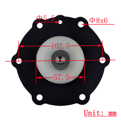 JOIL JICI40 JISI40 Pulsklep 1 1/2 "luchtpomp diafragma kits diafragma pomponderdelen 1,5 inch nitrilfluorrubber