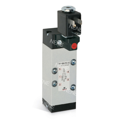 CAMOZZI 951-000-P11-23-G7J Solenoïde klep ISO5599-1 Grootte 1 5/2 weg, Dubbele solenoïde 230V AC 3.5VA