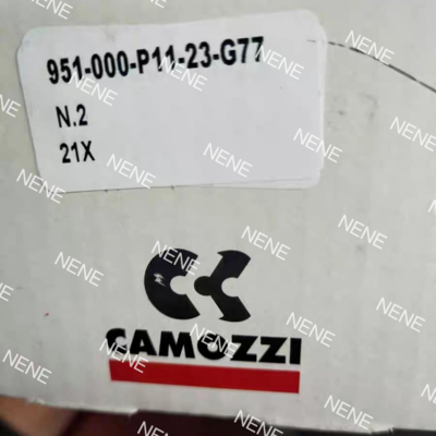 Camozzi Automation Magneetventiel 952-000-P15-23-G72 ISO5599-1 Maat 2 5/2-weg Dubbel Magneet 12V DC 5W