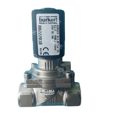 Burkert Magneetventiel 6281 00322547 Servo-ondersteund Roestvrij Staal NO G1/4