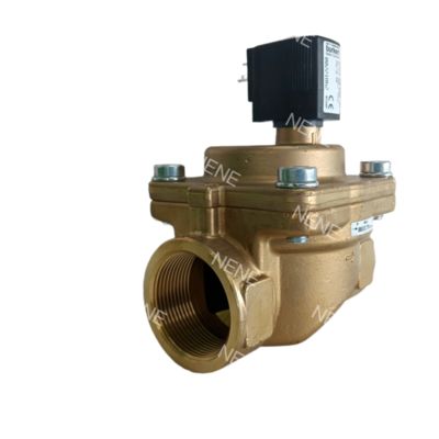 Burkert magneetventiel 00221849 6281 G3/4 2/2 Normaal Gesloten 13.0 Doorlaat NBR Afdichting Messing Ventielhuis AC220V 8W 0.2-16bar -10~+80 ℃