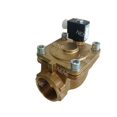 Burkert 00221853 6281 Type G1 2/2 Normaal Gesloten 20,0 Doorstroomopening NBR Afgedicht Messing Kleplichaam DC24V 8W 0,2-16bar -10~+80 ℃ Magneetventiel