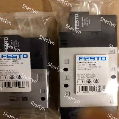 FESTO Air Solenoid Valve CPE18-M1H-3GL-QS-8 163149 3/2, gesloten, monostabiel