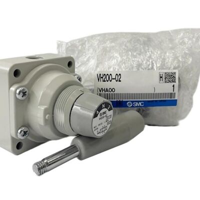 Twee positie drieweg S poort type SMC magneetventielen Werkdrukbereik 0 tot 1 MPa en Temperatuurbereik Min 5 tot 60 Celsius