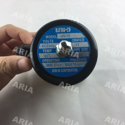 Normaal gesloten koperen stoom hogetemperatuur elektronisch ventiel, stoomventiel US-15