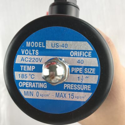 Hoogtemperatuurbestendige US-40 (1,5 inch) AC220 TXPC All Copper Steam Solenoid Valve Control Electric Valve Water Valve