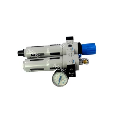 Festo FRC-1/8-D-MINI 159604 Zinklegering 40um Handmatige Afvoer Filterregelaar Smeerder G1/8 0,5-12bar Met Manometer
