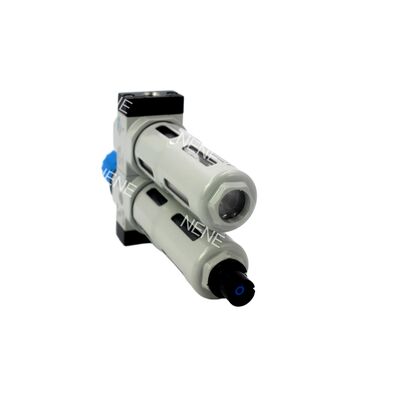 Festo FRC-1/4-D-MINI-MPA 8002267 1000L/min Zinklegeringsfilterregulator smeermiddel G1/4 Handmatige afvoer 40μm 0,5-12bar Met MPA-meter