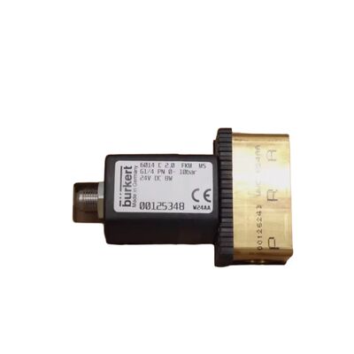 Industrial Direct Operated Valve 00126091, Burkert 6013 model, normaal gesloten ontwerp, 3,0 mm gat, G1/8 aansluiting, 24VDC, 0-6bar met FKM diafragma