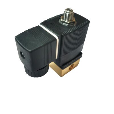 2/2 NC Direct Acting Solenoid Valve 00125304, G1/4 Inch Port, 3.0 Flow Oriffice, FKM Sealed Brass Valve, 220V AC Industrial Power, werkdruk 10bar