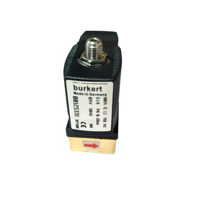 2/2 NC Direct Acting Solenoid Valve 00125304, G1/4 Inch Port, 3.0 Flow Oriffice, FKM Sealed Brass Valve, 220V AC Industrial Power, werkdruk 10bar