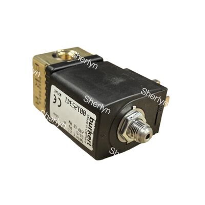 1,5W ultralaag vermogen G1 1/4″ 25mm FKM afgedicht messing magneetventiel Burkert 00221888 24V DC 2/2 NC 0-120°C servo-ondersteund