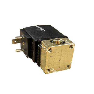 1,5W ultralaag vermogen G1 1/4″ 25mm FKM afgedicht messing magneetventiel Burkert 00221888 24V DC 2/2 NC 0-120°C servo-ondersteund