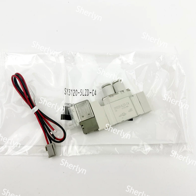 Gekoppelde montage Compatible SMC SY3120-5LZD-C6 C6 Port Solenoïde Valve Drives Pneumatische grijpers van montagebevestigingen