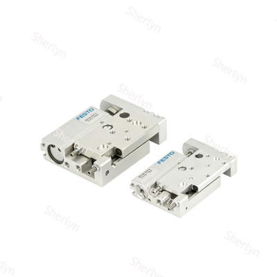 Dubbelwerkend FESTO 170503 SLF-6-10-P-A Lineaire glijluchtsilinder, 6×10 mm Spec Corrosiebestendig Aluminium lichaam Elastisch eindkussen voor automatiseringsapparatuur