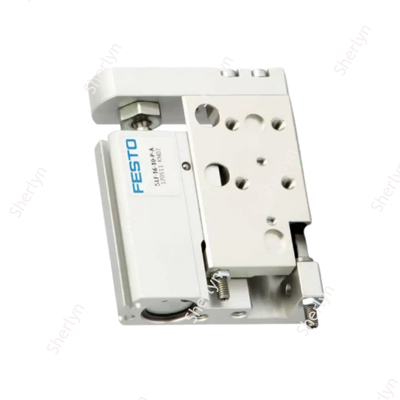 Tweerichtings lange slag Mini Pneumatic Motion Unit FESTO 170510 SLF-10-50-P-A, 10×50mm slijtvast Aluminium geleide schuifbalk Ondersteunt 360° Montage & Position Sensor Signal Feedback