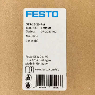 Festo 170488 SLS-6-20-P-A Kortslag geleide luchtcilinder voor desktop geautomatiseerde gereedschappen