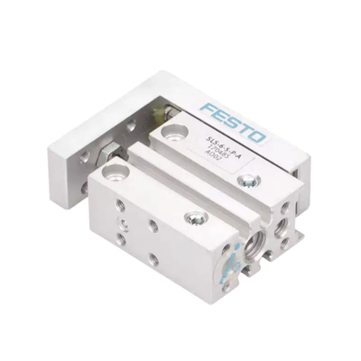 Mini-glijcilinder uitgerust met twee-eind elastisch kussen SLS-10-20-P-A #170494 FESTO SLS Series Ball Guide Lineaire cilinder 10mm Boring 20mm slag voor de positionering van halfgeleiders