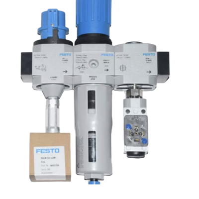 Industriële stoffilter FESTO LF-3/4-D-MAXI-A 40μm Handmatige afvoer Anti-corrosie Zinklegeringsstructuur