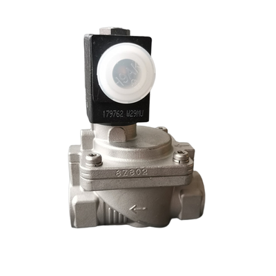 6281 serie roestvrij staal pneumatisch magnetoventil 2 manier normaal gesloten ventielfunctie poortgroottes G3/8 "tot G2" ideaal voor pneumatische automatisering