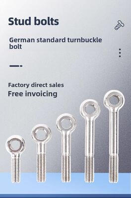Nominale lengte 100 mm tot 300 mm Pneumatische buisbevestigingen Draaddiameter M8 GBT 798 Geschikt voor pneumatische systemen