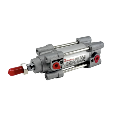 IMI NORGREN RA/802032/M/50 RA8000 Serie ISO15552 Kraakstokcilinder 32 mm Boring, 50 mm slag, Magnetische zuiger, verstelbaar kussen