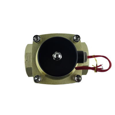 G21⁄2 Air Medium Pneumatic Solenoid Valve Messing Corps NBR Dichtingsmateriaal dat stabiele en prestaties biedt in industriële automatisering