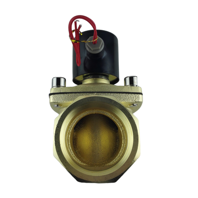G21⁄2 Air Medium Pneumatic Solenoid Valve Messing Corps NBR Dichtingsmateriaal dat stabiele en prestaties biedt in industriële automatisering
