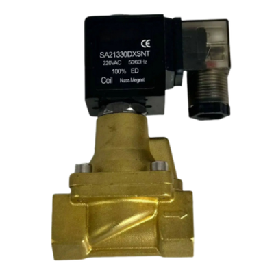 3/4 poortgrootte pneumatische magnetrompklep 2/2 wegkleptype met PTFE-dichtingsmateriaal geoptimaliseerd voor lange termijn pneumatische