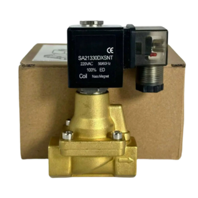 3/4 poortgrootte pneumatische magnetrompklep 2/2 wegkleptype met PTFE-dichtingsmateriaal geoptimaliseerd voor lange termijn pneumatische