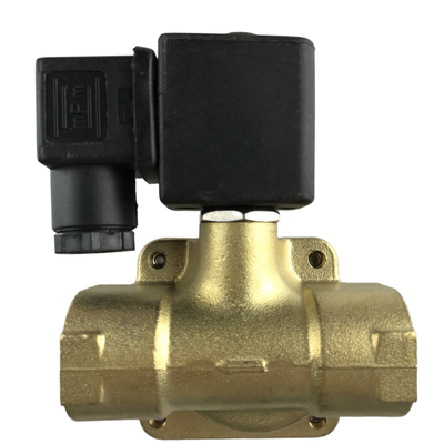 2/2 Weg Normaal gesloten pneumatische magnetoventil met koperen carrosserie-materiaal Poortgrootte 3/8" tot 2" voor operatie PU225-04