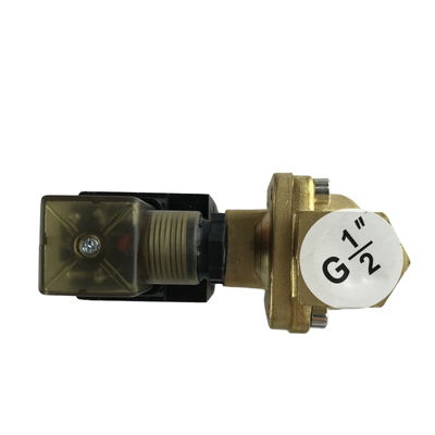 2/2 Weg Normaal gesloten pneumatische magnetoventil met koperen carrosserie-materiaal Poortgrootte 3/8" tot 2" voor operatie PU225-04