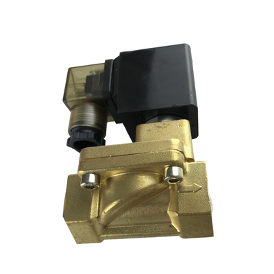 2/2 Weg Normaal gesloten pneumatische magnetoventil met koperen carrosserie-materiaal Poortgrootte 3/8" tot 2" voor operatie PU225-04
