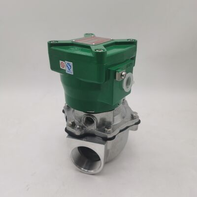 NFG353A047 Explosiebestendige pulsklep 1 inch IP67 Behuizing Rating ASCO Solenoïde klep Gebouwd voor cryo-vloeistof media Biedt uitgangsspanning Voldoende om 4 adapters aan te drijven