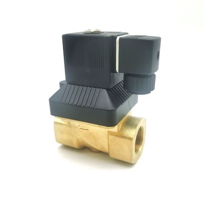 DC24V 8W Originele Burkert 00221630 6213 NC Diafragma klep, G3/4 Interne draad 20 Stroomgat NBR Pakket, Messing behuizing Voor -10 °C ~ 80 °C 0-10bar pijpleiding systeem