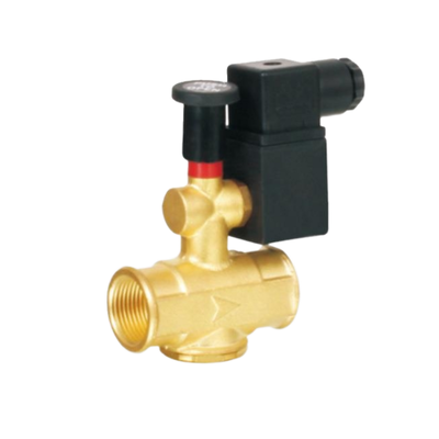 2 weg normaal gesloten 20 mm opening Grootte YCM51 Pneumatische magnetoventil 1/2 ′′ Messing lichaam Ontworpen methaangas