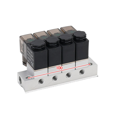 1-inlaat-5-uitlaat 2V025-06-5F magneetventielspruitstuk en 2V025-06-4F 1-inlaat-4-uitlaat FKM-afdichtring