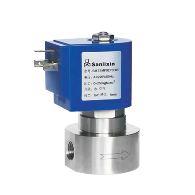 H4S005B01-AC-110 PEEK Afdichtingsmateriaal 1/8''Poortgrootte 110VAC 2-weg NC-hoogdruk-solenoïde klep