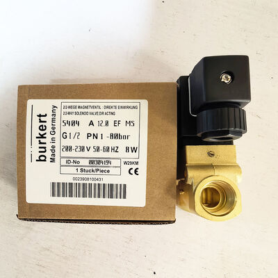 "00304194 00304191 00304193 Burkert-solenidecontroleventiel voor stabiele werking in verschillende industriële toepassingen 5404 G1/2 2/2 Normaal gesloten