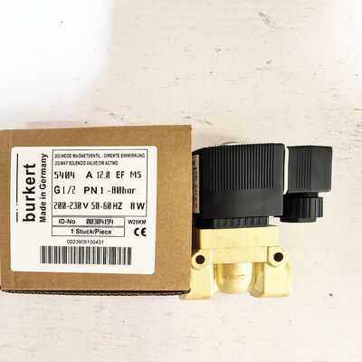 "00304194 00304191 00304193 Burkert-solenidecontroleventiel voor stabiele werking in verschillende industriële toepassingen 5404 G1/2 2/2 Normaal gesloten