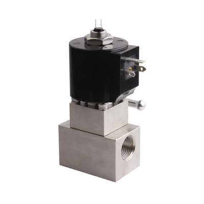 8.7BAS080B01 2/2-weg pneumatisch magnetoventil met een carrosserie van 304 van roestvrij staal en een poortgrootte van 1/8'